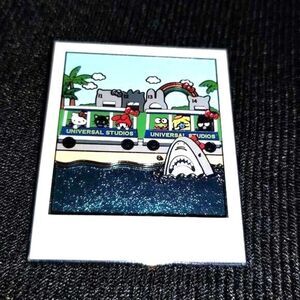 Sanrio Hello Kitty Pin Jaws Shark Universal Studios Tram My Melody Chococat HK
